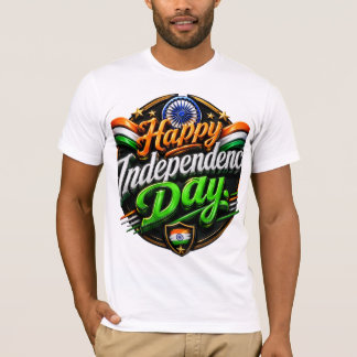 Happy Independence Day – Premium 3D Patriotic T-Shirt