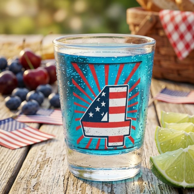 Happy Independence Day Shot Glass (Creator Uploaded)