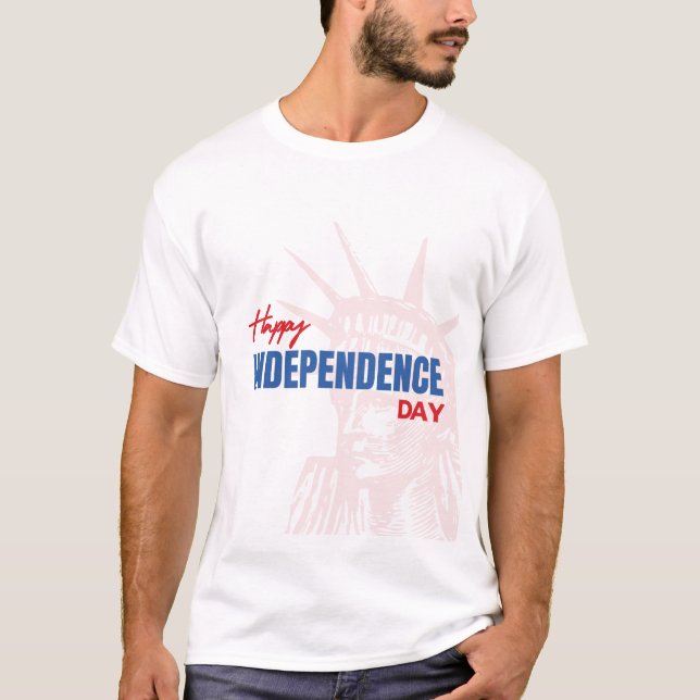 Happy Independence Day  T-Shirt (Front)