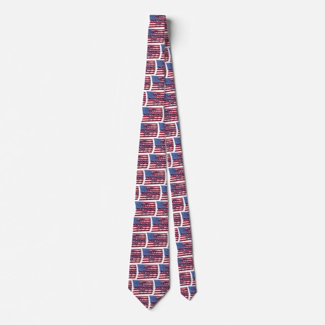 Happy Independence Day Tie (Front)