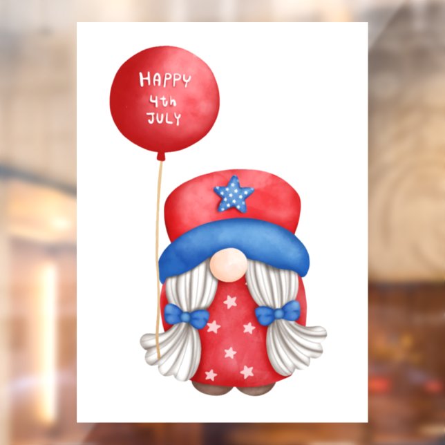 Happy Independence Day Window Cling (Sheet 2)