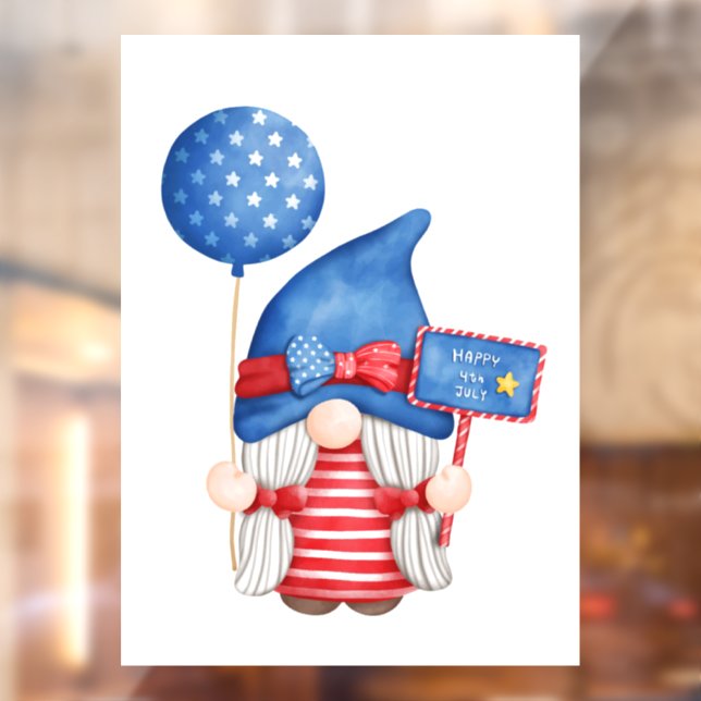 Happy Independence Day Window Cling (Sheet 2)