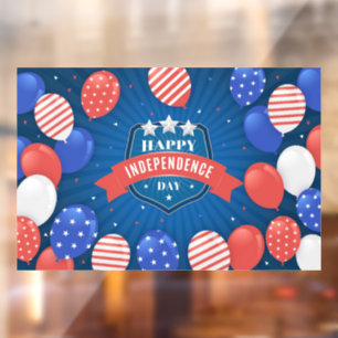 Happy Independence Day Window Cling