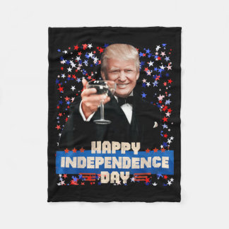 happy independence dayTRUMP 4thOf July American Fleece Blanket