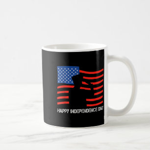 Happy Independence Veteran Proud American Soldier Coffee Mug