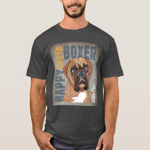 Happy Insta Boxer - Zani Mo Dog T-Shirt