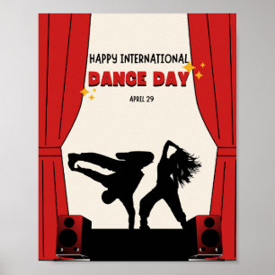 Happy International Dance Day World Dance Day Poster
