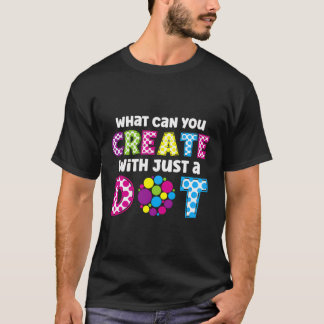 Happy International Dot Day Colourful Polka Dot Ki T-Shirt