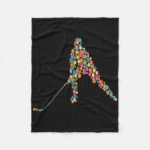 Happy International Dot Day Polka Dot Hockey Playe Fleece Blanket