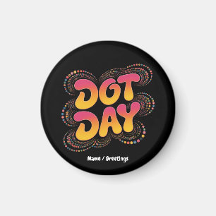 Happy International Polka Dot Day Women Girls Kids Magnet