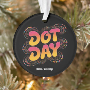Happy International Polka Dot Day Women Girls Kids Ornament
