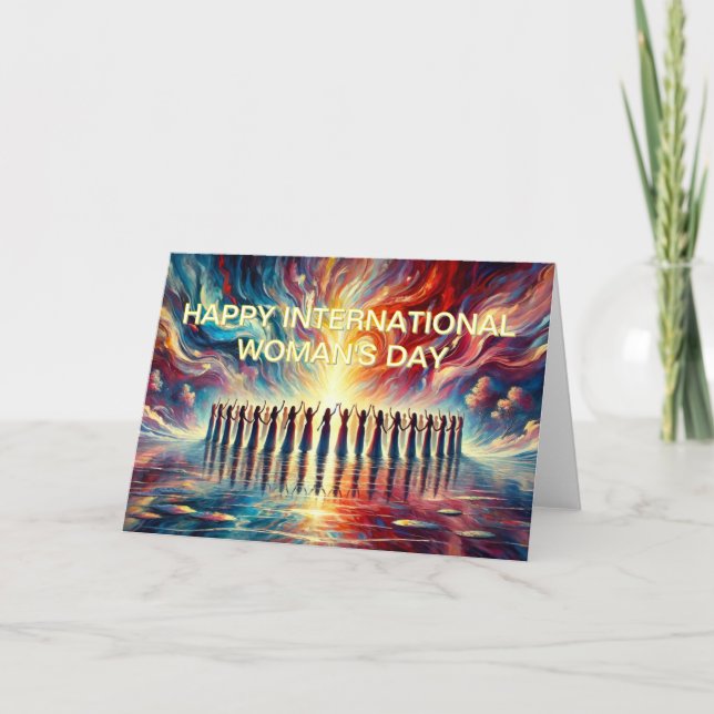 Happy International Woman's Day Card (Front)