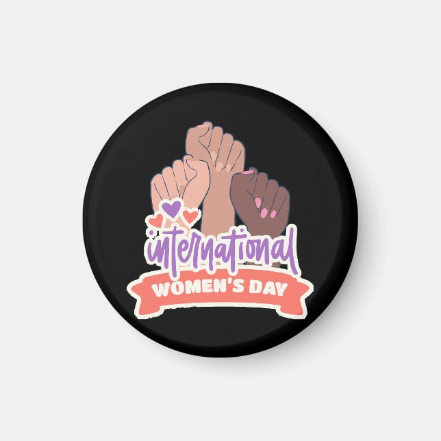 Happy International Women’s Day Magnet (Front)