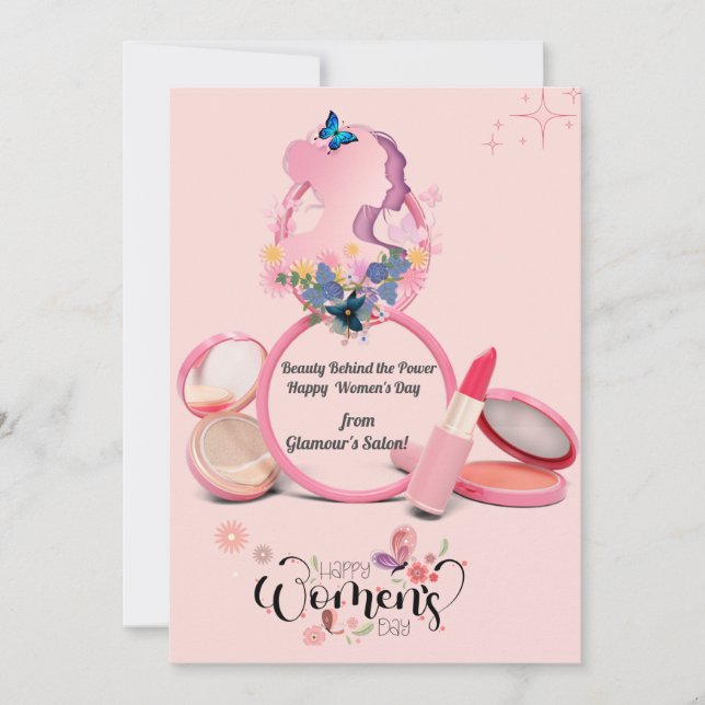 Happy International Women's Day Invitation (Front)