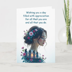 Happy International Women's Day Uplifting Card