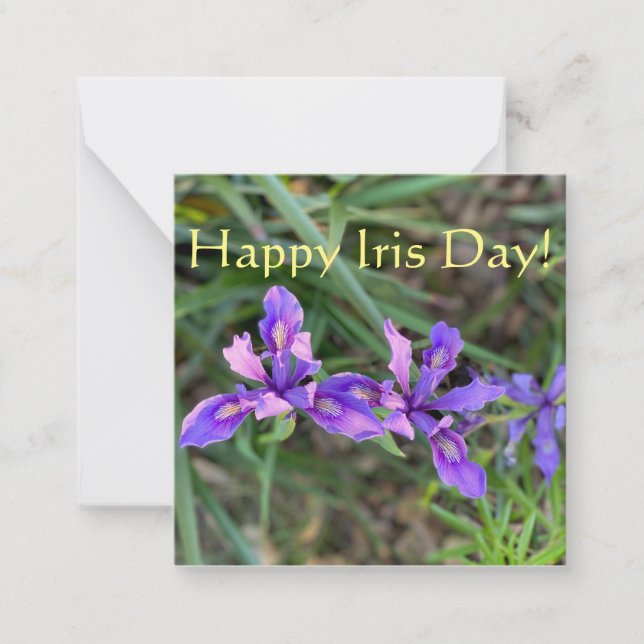 Happy Iris Day! Card (Front)