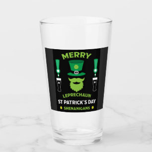 Happy Irish Saint Patrick's Day Australia March 17 Glass