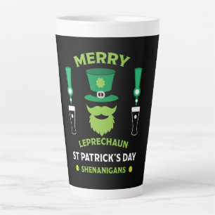 Happy Irish Saint Patrick's Day Australia March 17 Latte Mug