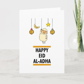 Happy Islamic Eid Al-Adha Mubarak Card