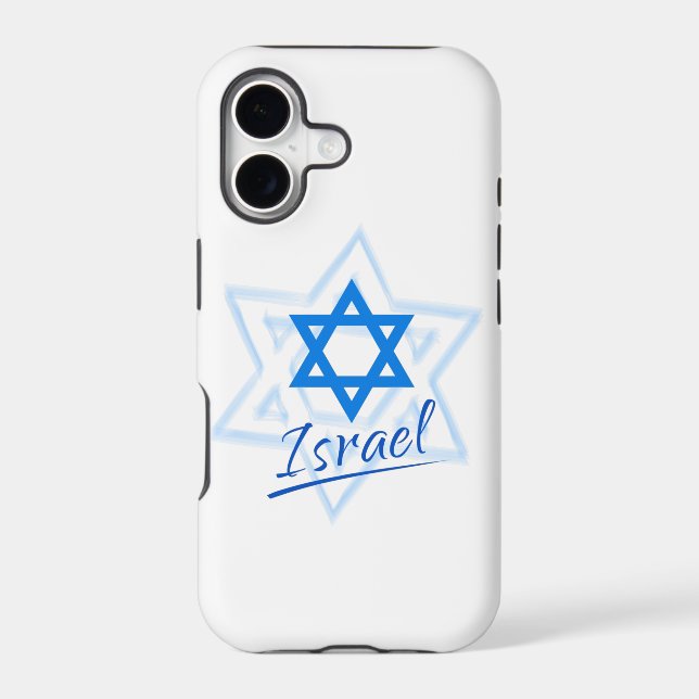 Happy Israel Independence Day Blue Star of David (Back)