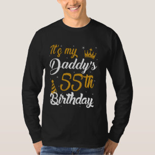 Happy It's My Daddy's 55th Birthday 1970 55 Years  T-Shirt
