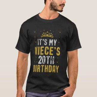 Happy It's My Niece's 20th Birthday 2005 20 Years  T-Shirt