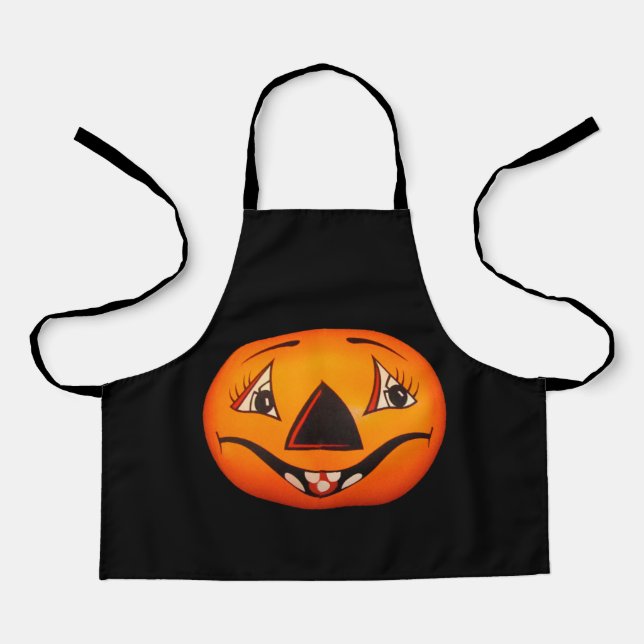 Happy Jack O’ Lantern Halloween Apron (Front)