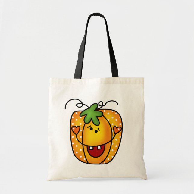 Happy Jack O Lantern Tshirts and Gifts Tote Bag (Front)