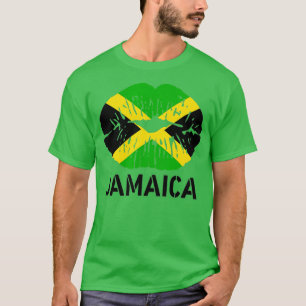 Happy Jamaica 60th Independence Day Lips Jamaican  T-Shirt