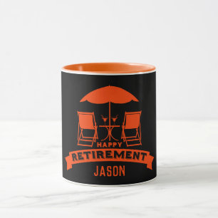 Happy Job Retirement Mug