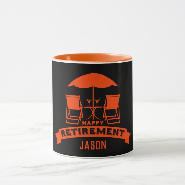Happy Job Retirement Mug (Center)