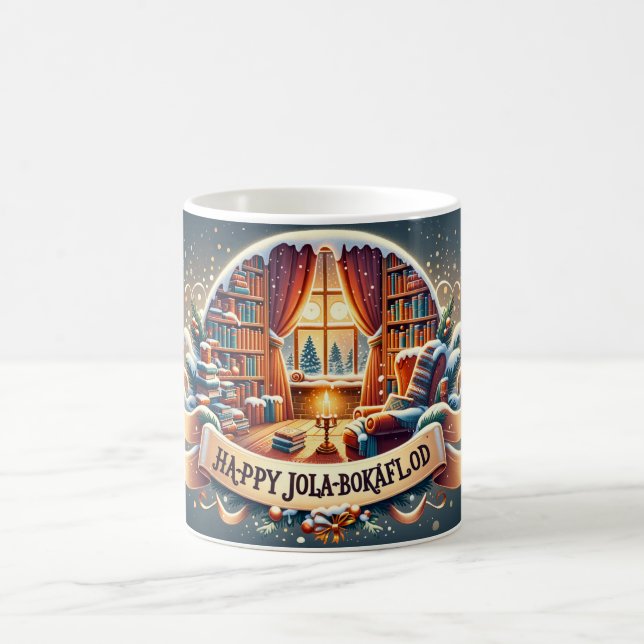 Happy Jolabokaflod Coffee Mug (Center)
