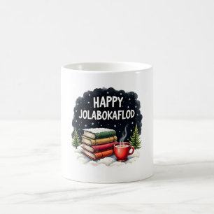 Happy Jolabokaflod Family Celebration Gift Coffee Mug