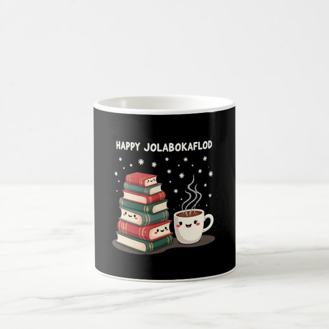 Happy Jolabokaflod Family Celebration Gift Coffee Mug (Center)