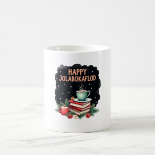 Happy Jolabokaflod Family Celebration Gift Coffee Mug
