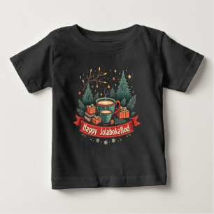 Happy Jolabokaflod Gift Holiday Invitation Baby T-Shirt