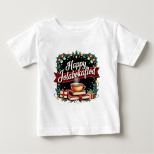 Happy Jolabokaflod Gift Holiday Invitation Baby T-Shirt