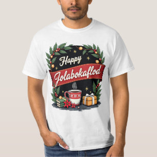 Happy Jolabokaflod Gift Holiday Invitation T-Shirt