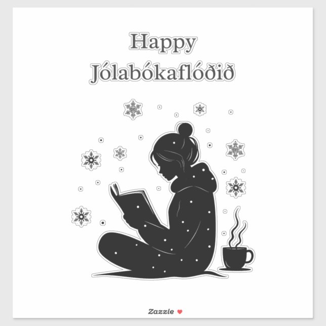 Happy Jolabokaflod – Icelandic Book Flood Gift (Sheet)