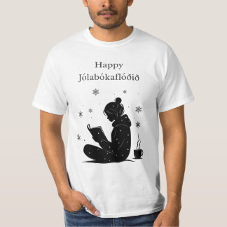 Happy Jolabokaflod – Icelandic Book Flood Gift T-Shirt