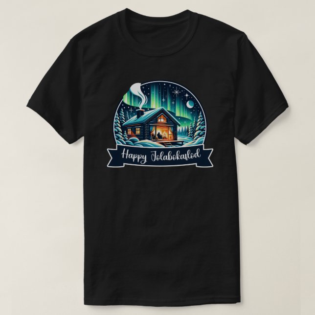 Happy Jolabokaflod T-Shirt (Design Front)