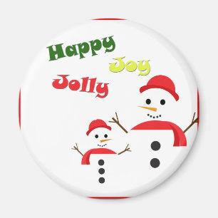 Happy Jolly Joy Magnet