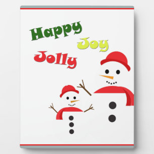 Happy Jolly Joy Plaque