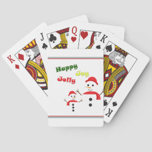 Happy Jolly Joy Playing Cards