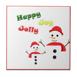 Happy Jolly Joy Tile