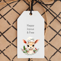 Happy Joyous Free, Cute Deer Sober Christmas