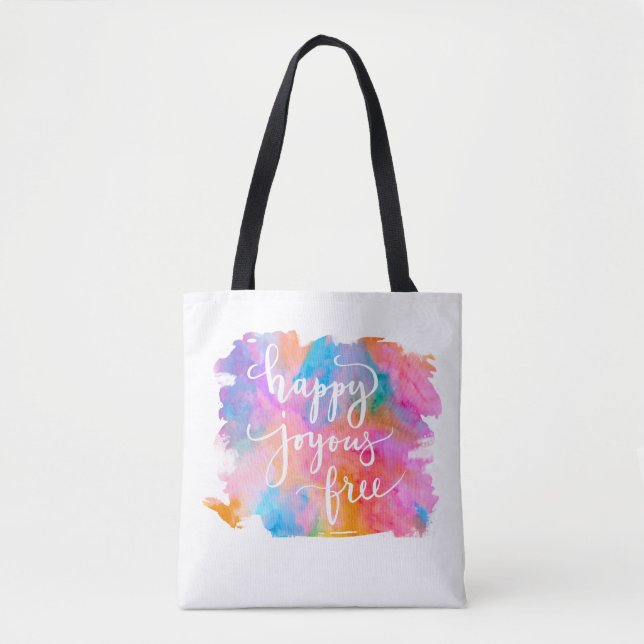 Happy Joyous Free Tote Bag (Front)