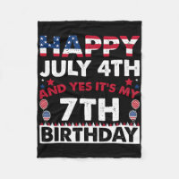 Happy July 4th And Yes It's My 7th Birthday Indepe