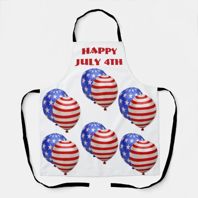HAPPY JULY 4TH APRON (Front)