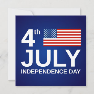 Happy July 4th Holiday Card
